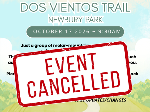 Let’s Go Hiking! Event Cancelled